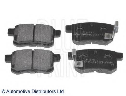 Колодки гальмівні дискові задні Honda (вир-во Blue Print) BLUE PRINT ADH24281 на HONDA ACCORD EURO VIII седан (CU)
