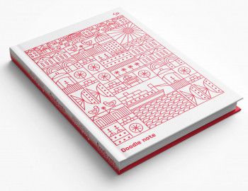 Блокнот 4Profi "Two in one "Doodle Note", Red 64 листа  формат А5 902019 | Зображення 2