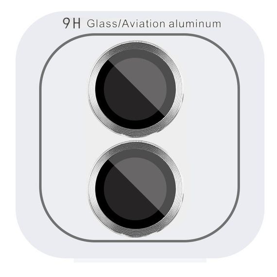Защитное стекло Metal Classic на камеру (в упак.) для Apple iPhone 16 (6.1") / 16 Plus (6.7")