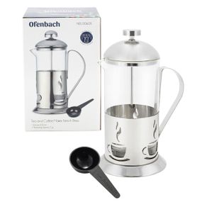 Заварник френчпресс с мерной ложкой 600ml для чая и кофе