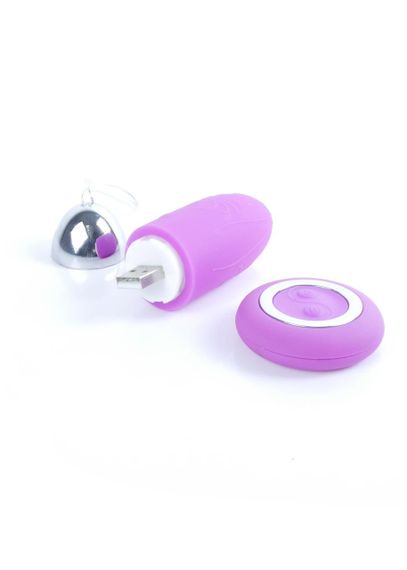 Віброяйце з пультом дистанційного керування - Remoted controller egg 0.3 USB Purple, BS2600109 sexstyle | Зображення 10