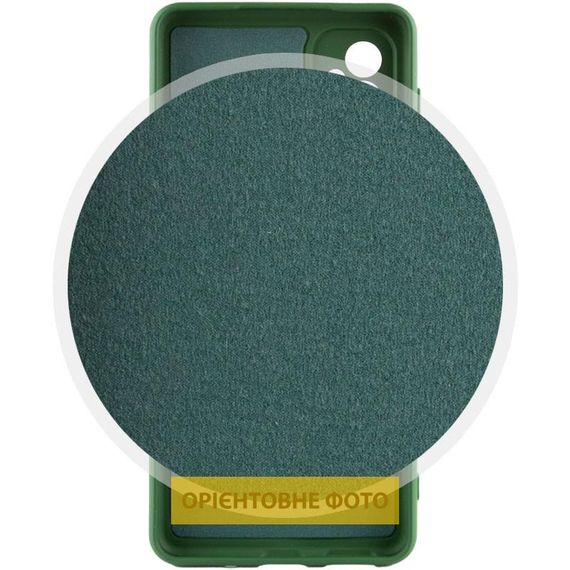 Чохол TPU GETMAN Liquid Silk Full Camera для Xiaomi Redmi 15 (EU) Зелений / Dark green | Зображення 2