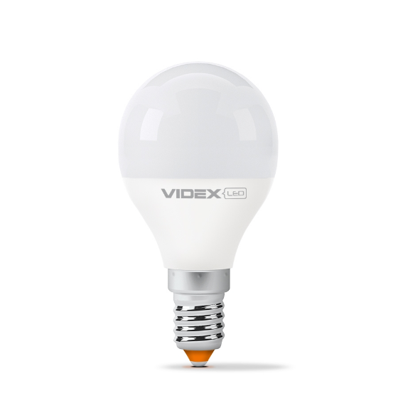 Лампа G45e 7W E14 4100К 220V LED Videx | Зображення 1