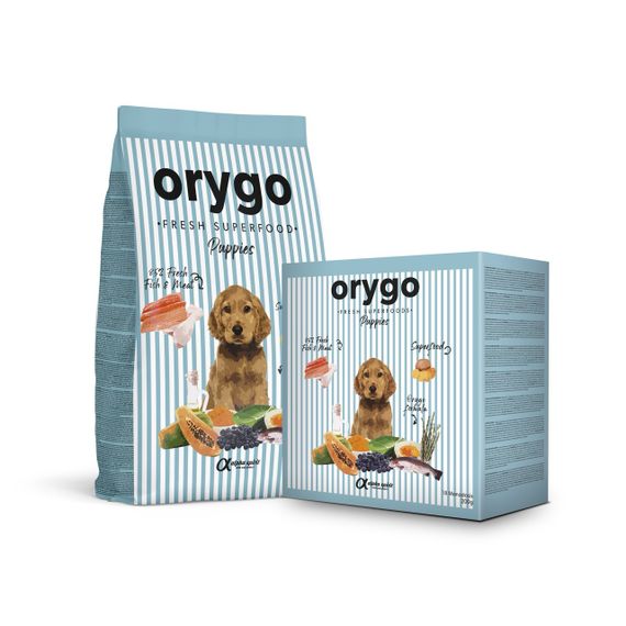 Напіввологий корм для щенят з лососем Orygo Puppies, 3.6 кг | Зображення 2