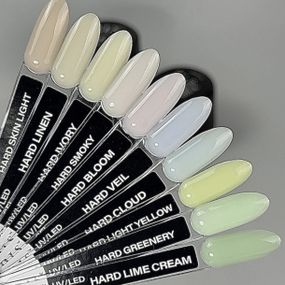 Гель для наращивания ногтей D.I.S Nails HARD Lime Cream 28мл