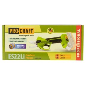 Аккумуляторный секатор Procraft ES22Li (без акб и зу)