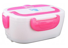 Ланч-бокс - контейнер з підігрівом 220В/12B рожевий