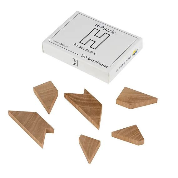 Набір дерев'яних головоломок "Wooden mini puzzle set" Заморочка 12en | Зображення 9