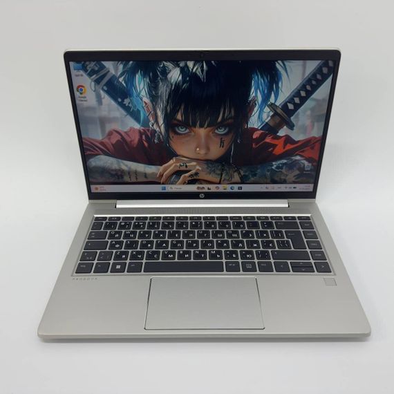 Ультрабук HP ProBook 445 G8 / 14" (1920x1080) IPS / AMD Ryzen 5 5600U (6 (12) ядер по 2.3 - 4.2 GHz) / 16 GB DDR4 / 256 GB SSD M.2 NVMe / AMD Radeon RX Vega 7 Graphics / WebCam б/у + Подаррок Мышка и коврик | Зображення 2