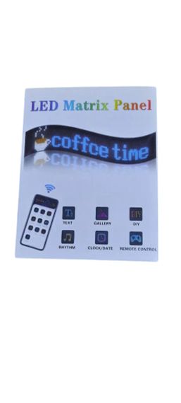 Гнучкий екран LED Matrix Panel APP wifi rgb 92*374мм(16X64) ART-0566 | Зображення 3
