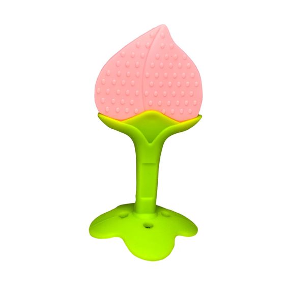 Прорезыватель силиконовый "Персик" MGZ-0401-4 в футляре