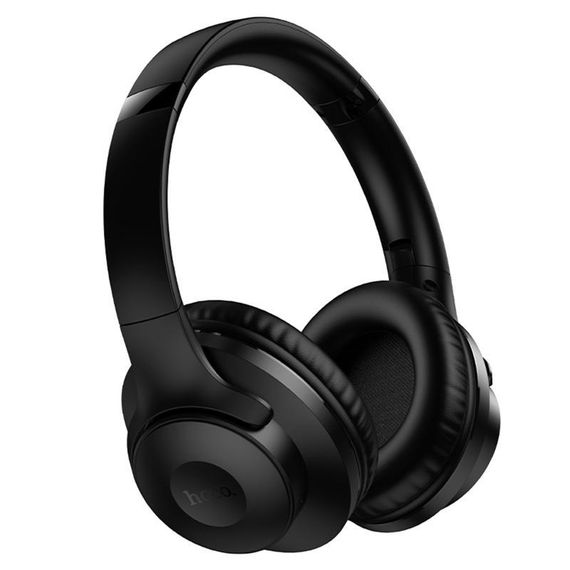 Накладні бездротові навушники Hoco W71 Cool sound Black | Зображення 2