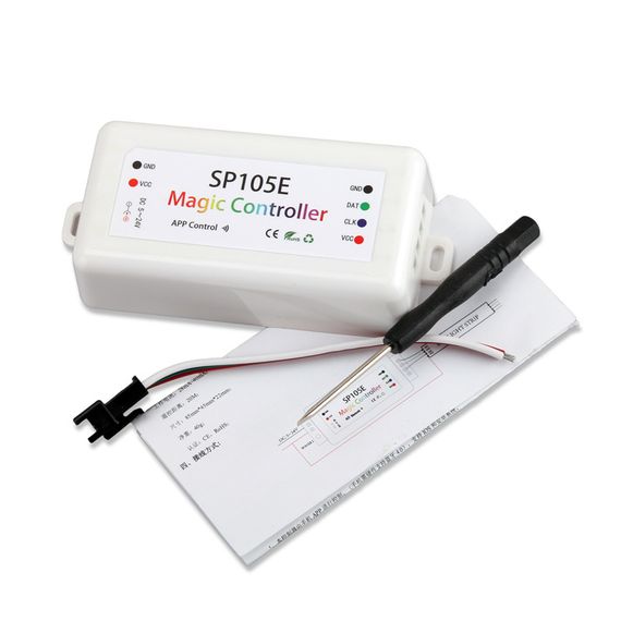 Контролер PROLUM SPI; RGB; Bluetooth; 4PIN; Max:2048px | Зображення 3