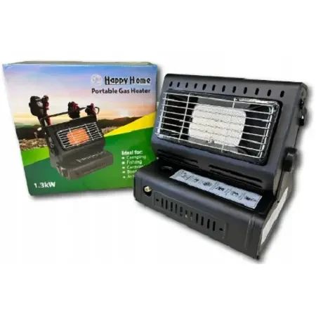 Переносний газовий обігрівач-плитка 2в1 Happy Home | Зображення 1