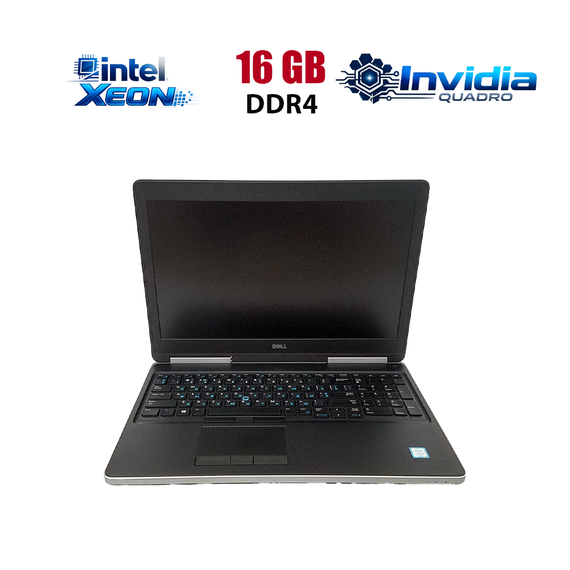 Мобильная рабочая станция Б-класс Dell Precision 7510 / 15.6" (1920x1080) IPS / Intel Xeon E3-1505M v5 (4 (8) ядра по 2.8 - 3.7 GHz) / 16 GB DDR4 / 512 GB SSD NVMe / nVidia Quadro M1000M, 2 GB GDDR5, 128-bit / WebCam / Win 10 Lic б/у