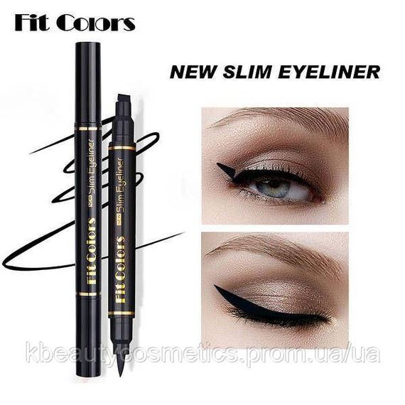 Підводка-фломастер для повік зі штампом Fit Colors slim eyeliner | Зображення 3