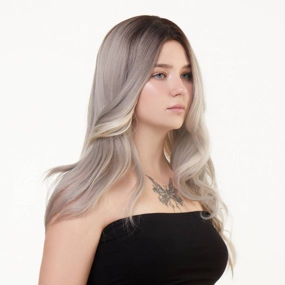 Перука довга хвиляста Fetish Hair омбре, 70 см