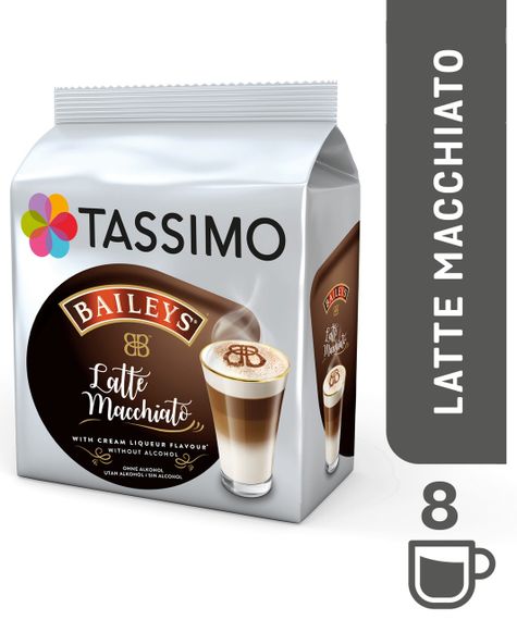 Кофе в капсулах Tassimo Latte Macchiato Baileys 16 капсул (8 порц.) Германия Тассимо Бейлис | Зображення 1