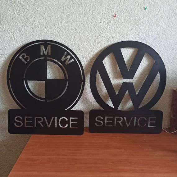 Панно декоративна картина на стіну Volkswagen LED підсвітка 500х500 acr-p000102 | Зображення 1