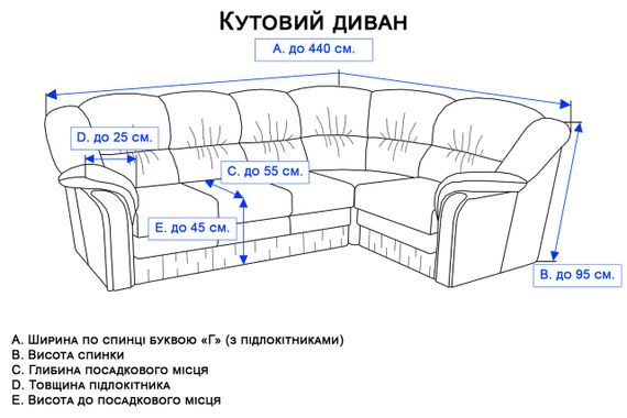 Чехол на угловой диван 36 Фисташковый | Зображення 2