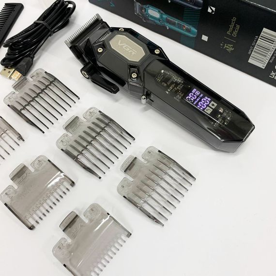 Профессиональная электрическая машинка для стрижки VGR, Беспроводные машинки для стрижки легкие WG-20