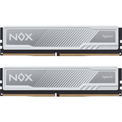 Модуль памяти для компьютера DDR4 16GB (2x8GB) 2666 MHz NOX White Apacer (AH4U16G26C08YMWAA-2)
