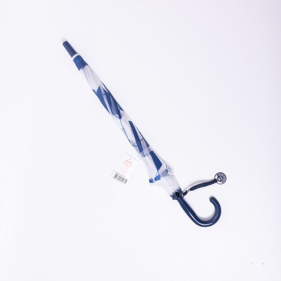 Класична дитяча парасолька-тростина напівавтомат з поліестеру 8 спиць діаметр 82 см Синя HP-23-9BL | Зображення 4