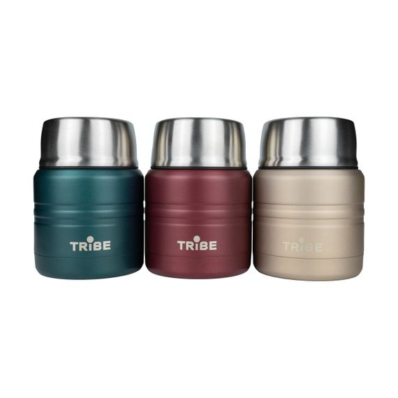 Термос харчовий Tribe Food Jar 0,35 л червоний, термос трайб для їжі, термос для супу | Зображення 5