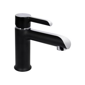 Смеситель для раковины Qtap Grand QTGRABCR001F Chrome/Black