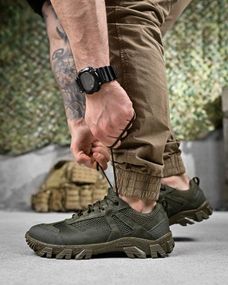 Тактичні кросівки OMEGA сітка олива ДЛ6570