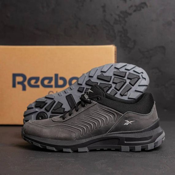 Чоловічі демісезонні кросівки Reebok сірі | Зображення 7