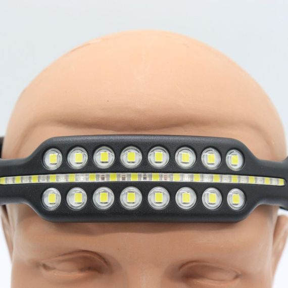 Ліхтар налобний з датчиком руху, від USB, BL W690-2 / Акумуляторний світлодіодний ліхтарик на голову | Зображення 7