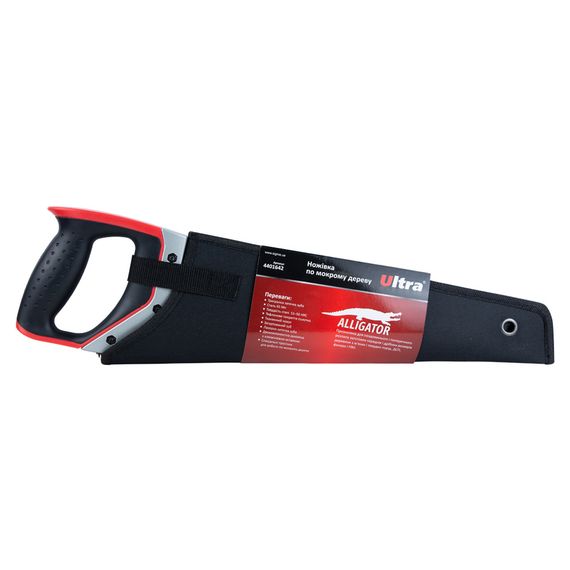 Ножівка по дереву Ultra з тефлоновим покриттям 400 мм 7TPI Aligator + чохол (4401642) | Зображення 1