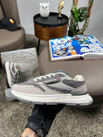 Мужские кроссовки R3eebok Classic Grey White, Вьетнам A4227 42 26.5 | Зображення 3