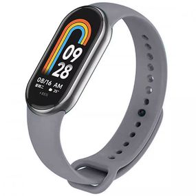 Силіконовий ремінець для Xiaomi Mi Band 8/9 Сірий / Dark Gray