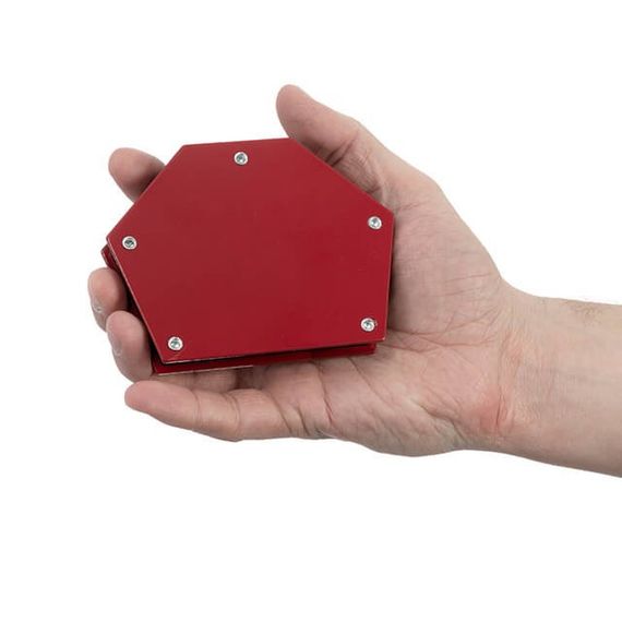 Тримач магнітний для зварювання трапеція, 30°, 45°, 60°, 75°, 90°, 135°, 22 кг, 115×90×17 мм INTERTOOL MW-0002 | Зображення 2