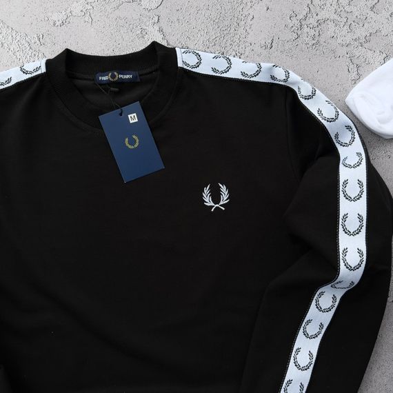 Світшот Fred Perry чорний | Зображення 2
