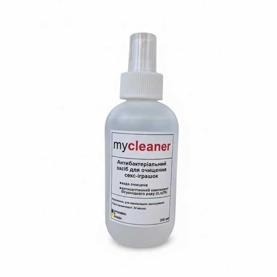 Антибактеріальний спрей для очищення секс-іграшок MyCleaner 200 мл Гігієнічний | Зображення 2