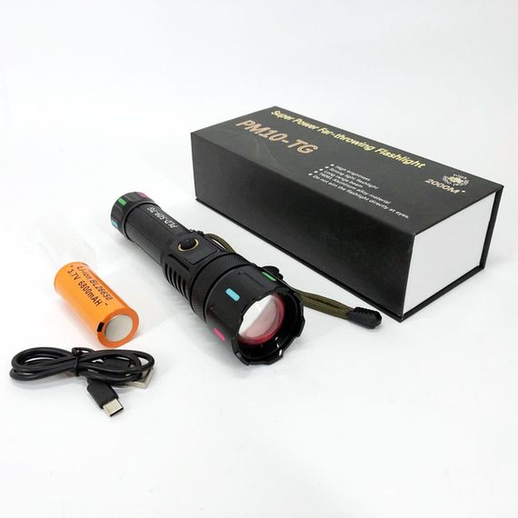 Ліхтар NIGHT VISION FLUORESCENCE XPRO CB-A280-TG з потужним білим і червоним COB LED, Li-Ion акумулятор, Power Bank, ЗУ Type-C, магніт, zoom (47159-A282_312) | Зображення 4