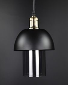 Люстра підвісна LOFT на 1 лампочку 26965 Чорний 35-100х17х17 см.