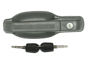 Iveco Turbo Daily (89-99) сіра зовнішня ручка передня ліва з ключами, Івеко Турбо Дейлі