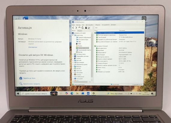 Ультрабук Asus ZenBook UX330C / 13.3" (1920x1080) IPS / Intel Core m3-7Y30 (2 (4) ядра по 1.0 - 2.6 GHz) / 8 GB DDR4 / 256 GB SSD / Intel HD Graphics 615 / WebCam / Win 10 Home б/в | Зображення 9