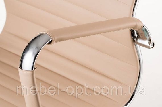 Крісло Solano 4 artleather beige репліка крісла Eames Style HB Ribbed Office Chair EA | Зображення 6