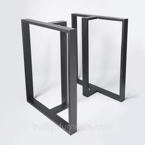 Комплект опор для столу з металу 600×200mm, H=730mm (профільна труба: 60x20mm)