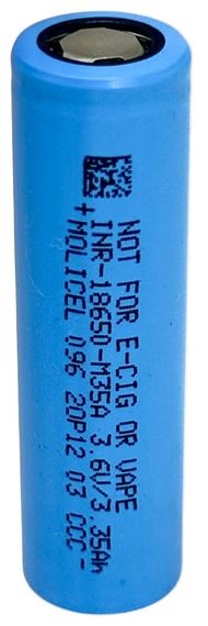 Акумулятор високострумовий Molicel INR-18650-M35A 3.6 V 3500 mAh батарея літій-іонна Li-Ion