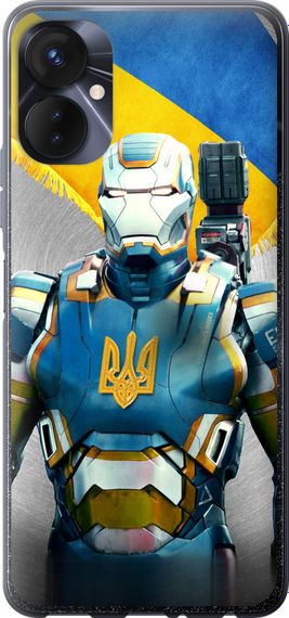 Чехол на Tecno Spark 9 Pro Украинский киборг "980u-2832-17620"