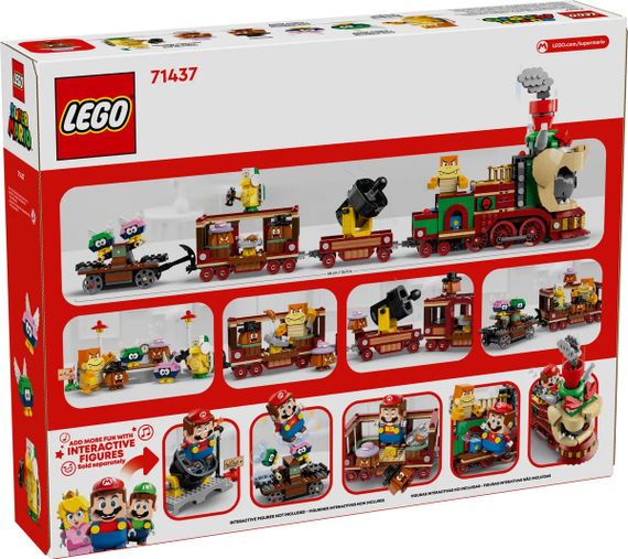 Конструктор LEGO Super Mario Скоростной поезд Боузера 71437 | Зображення 1