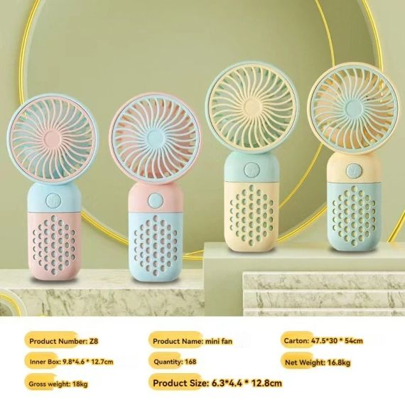 Портативний міні-USB-вентилятор, карманний вентилятор mini cute little fan | Зображення 1