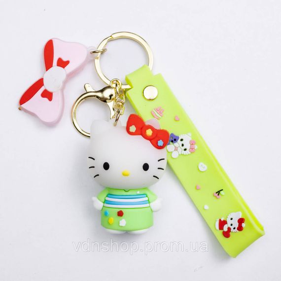 Дитячий брелок Hello Kitty 4×6 (см) для ключів, на сумку і рюкзак (рандом) HP-55-27 | Зображення 2