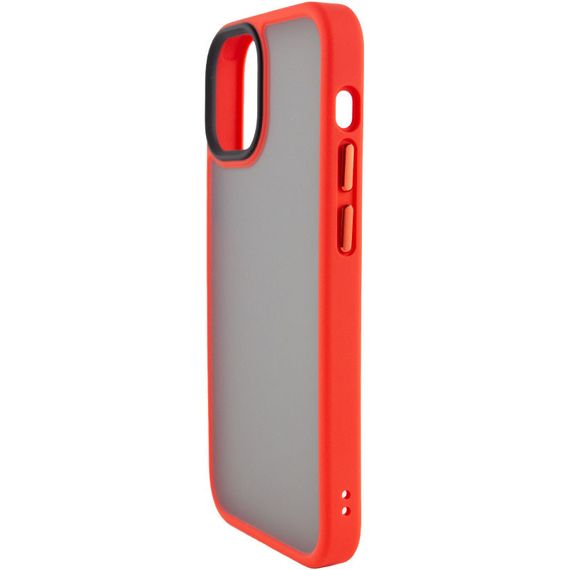TPU+PC чохол Metal Buttons для Apple iPhone 13 (6.1") TPU+PC, Червоний | Зображення 1